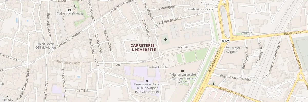 Plan du 35 Rue Charrue à Avignon