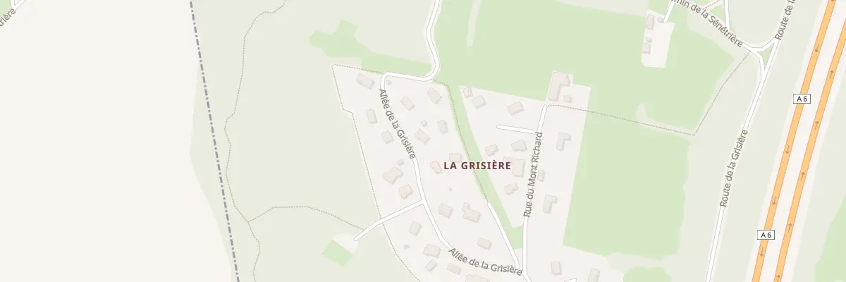 Plan du 12 All de la Grisière à Sancé