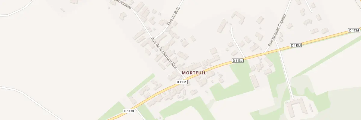 Plan du 2 Rue de la Marronnière à Merceuil