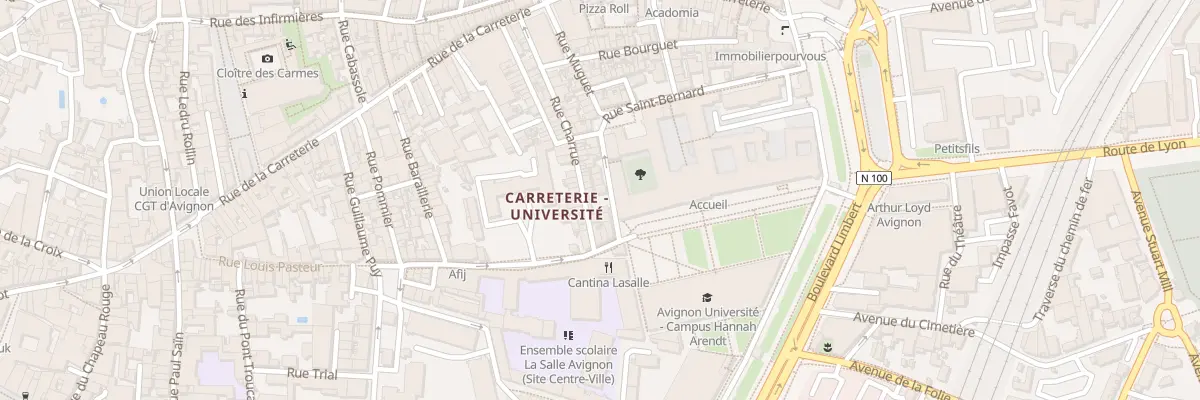 Plan du 4 Rue Rascas à Avignon