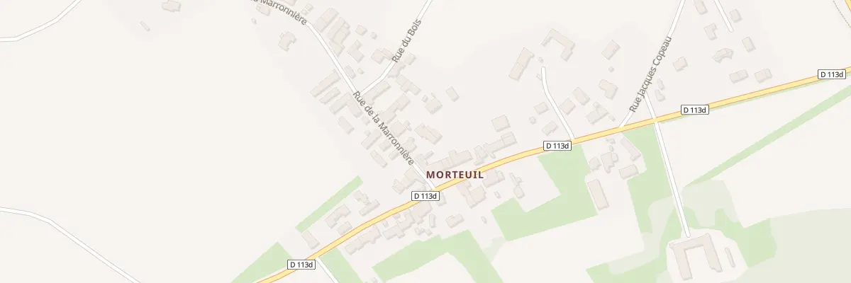 Plan du 2 Rue de la Marronnière à Merceuil