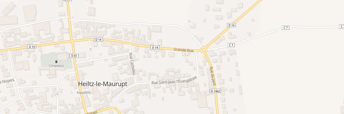 Plan du 23 Gr Grande Rue à Heiltz-le-Maurupt