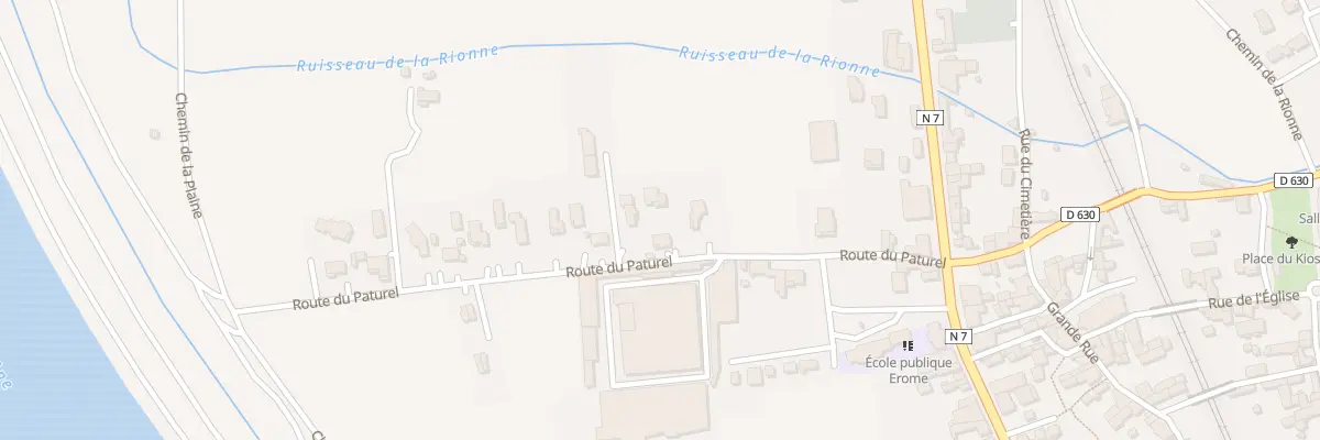 Plan du 5384 Le Chaume à Érôme