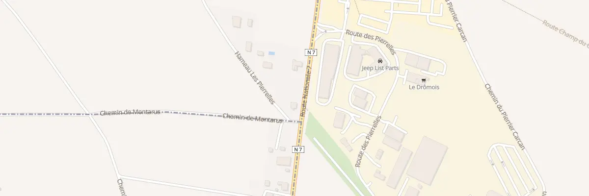 Plan du 5208 Les Pierrelles à Andancette