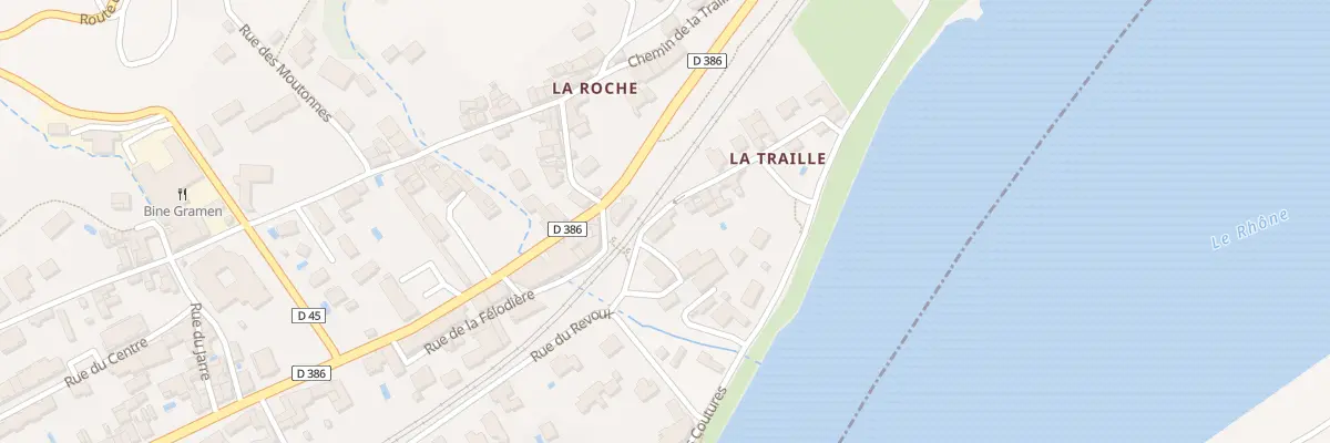 Plan du 7 Che du Bac à Ampuis