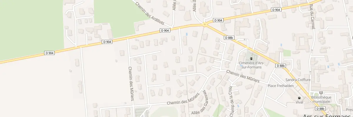 Plan du 78 All Ste Philomene à Ars-sur-Formans