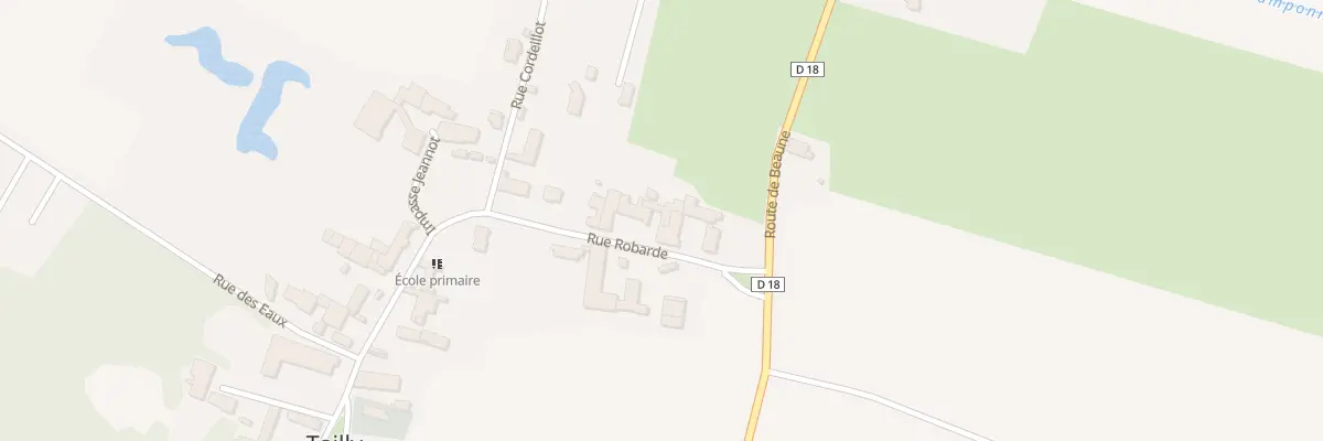 Plan du 11 Rue Robarde à Tailly