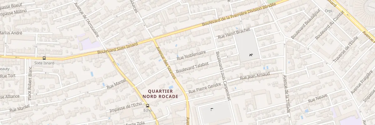 Plan du 5 Bd Talabot à Avignon