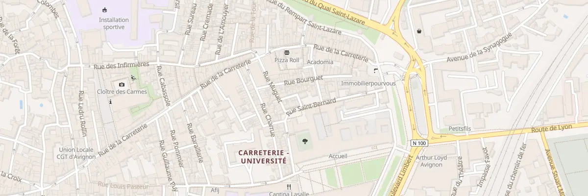 Plan du 4 Rue Petit Muguet à Avignon