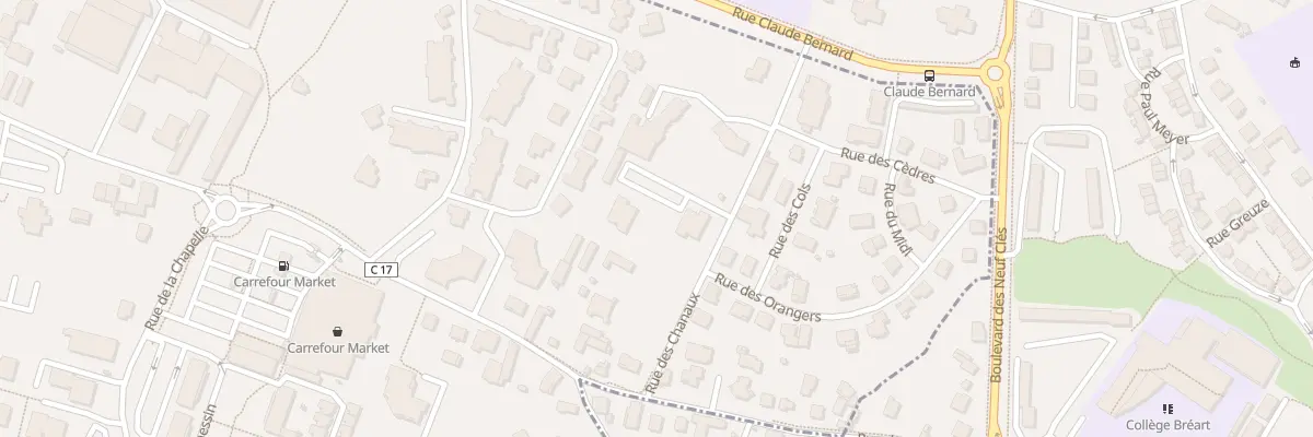 Plan du 147 Rue des Chanaux à Mâcon