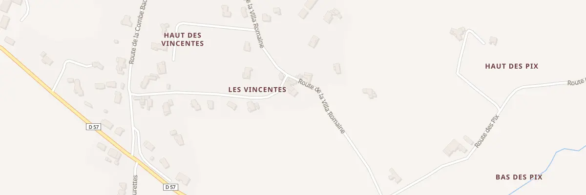 Plan du 266 Rte des Vincentes à Cliousclat