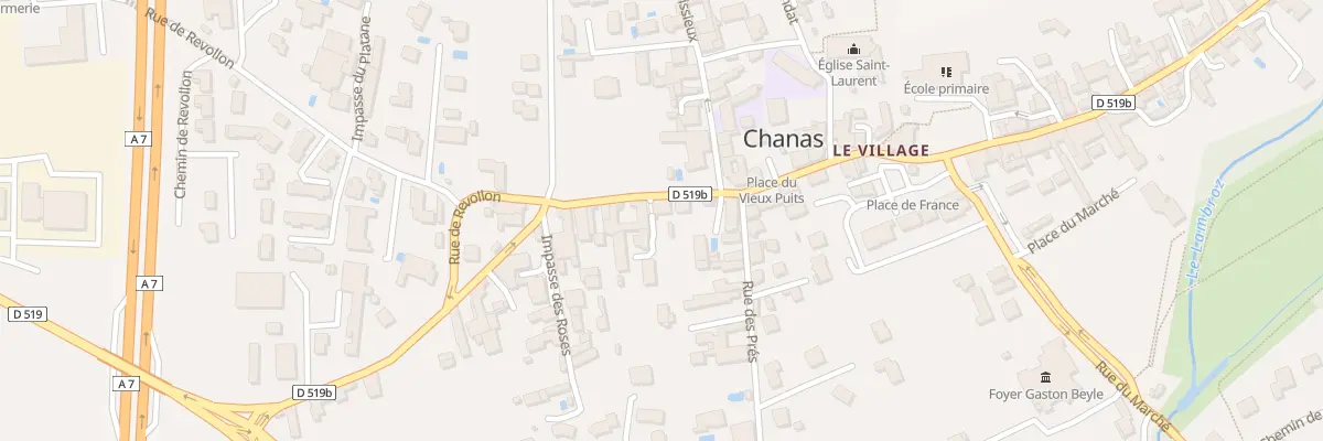Plan du 25 Imp de la Laiterie à Chanas