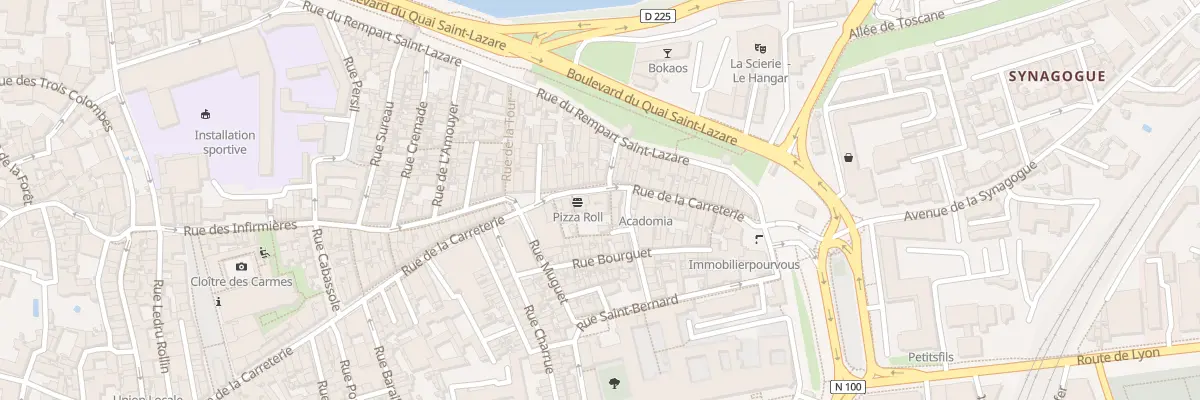 Plan du 134F Rue Carreterie à Avignon
