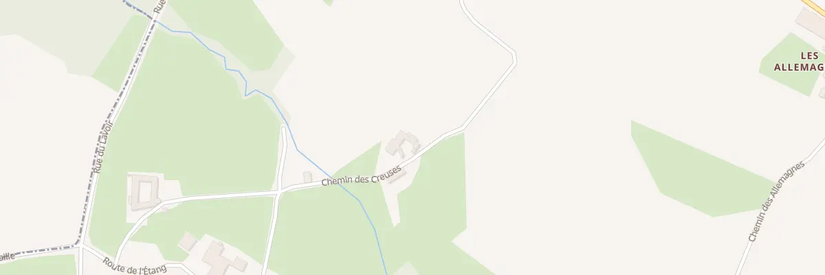 Plan du 586 Che des Creuses à Peyzieux-sur-Saône