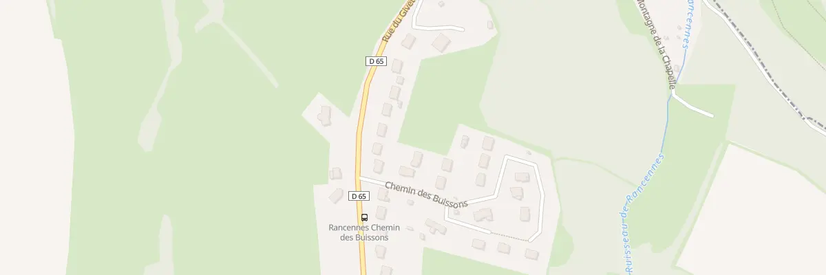 Plan du 13 Rue de Givet à Rancennes
