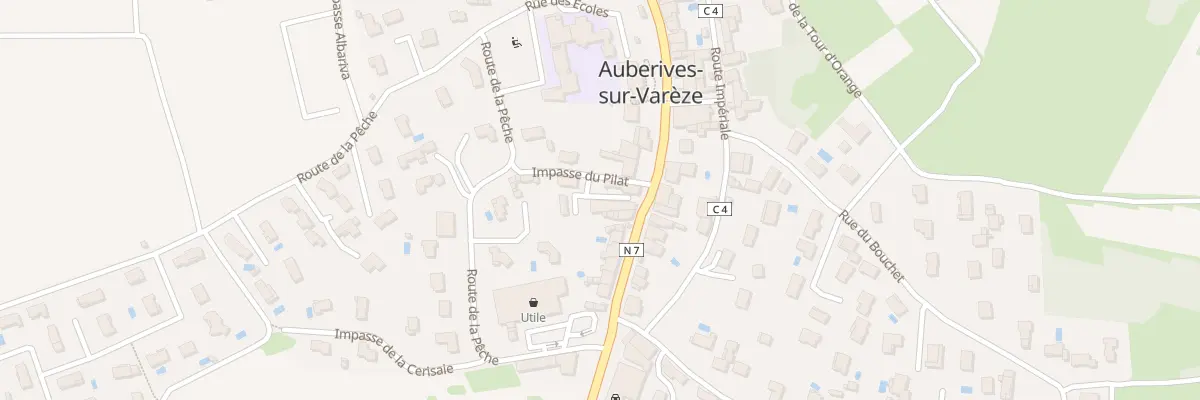 Plan du 61 Imp du Pilat à Auberives-sur-Varèze