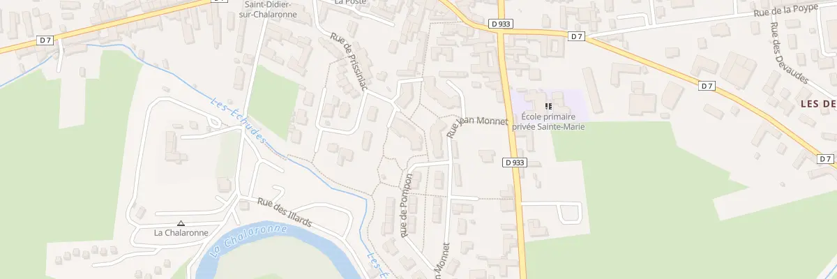 Plan du 108 Rue Jean Monnet Les Corbalys à Saint-Didier-sur-Chalaronne