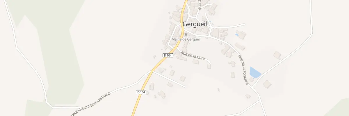Plan du 9 Rue Haute à Gergueil