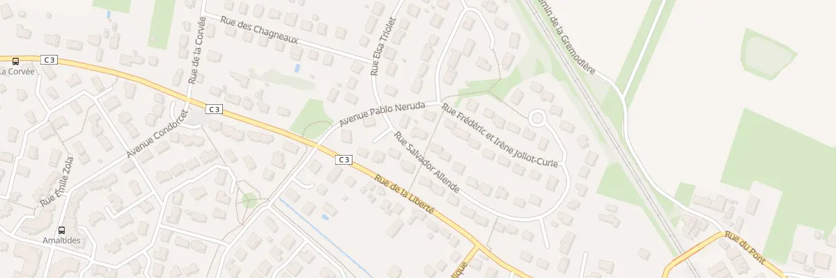 Plan du 3 Rue Salvador Allende à Châtenoy-le-Royal