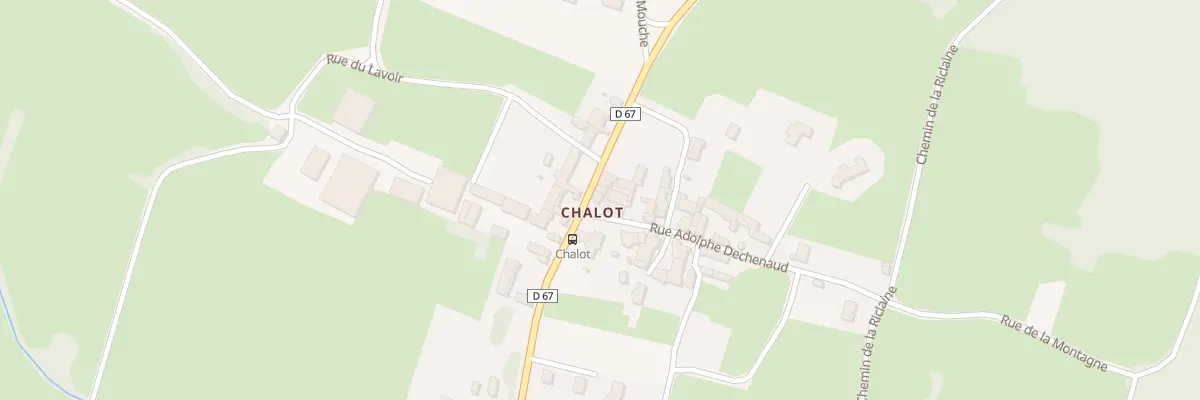 Plan du 12 Rue Adolphe Dechenaud à Nanton