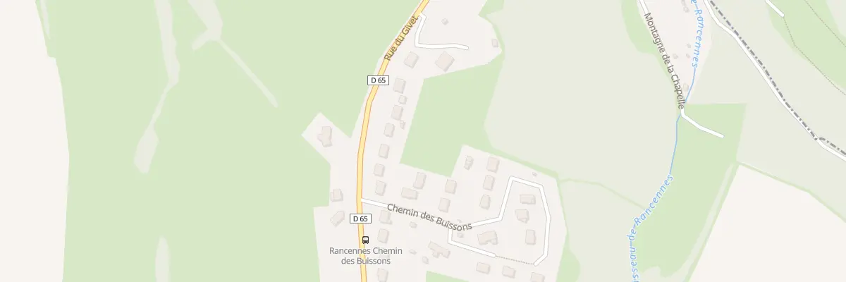 Plan du 11 Rue de Givet à Rancennes