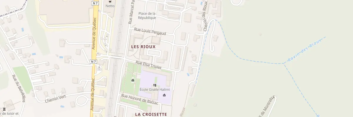 Plan du 9001 Imm Les Marronniers à Saint-Vallier
