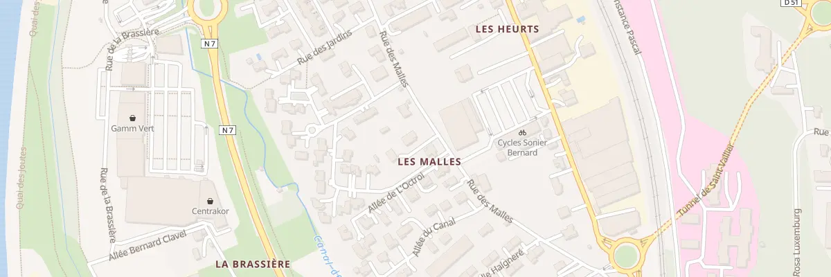 Plan du 48 Rue des Malles à Saint-Vallier