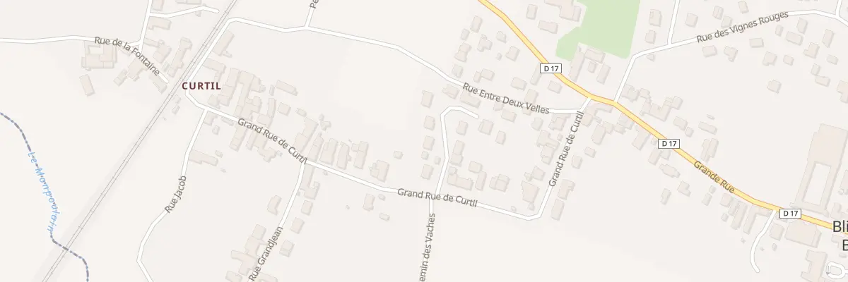 Plan du 1 All des Vergers à Bligny-lès-Beaune