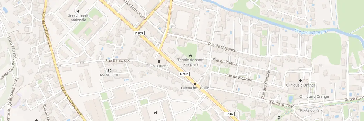 Plan du 517 Av Mal Foch à Orange