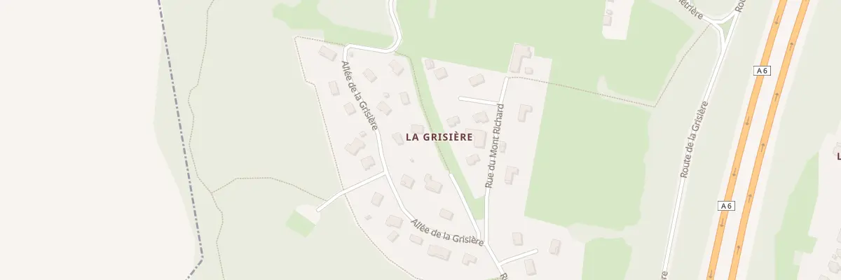 Plan du 10 All de la Grisière à Sancé