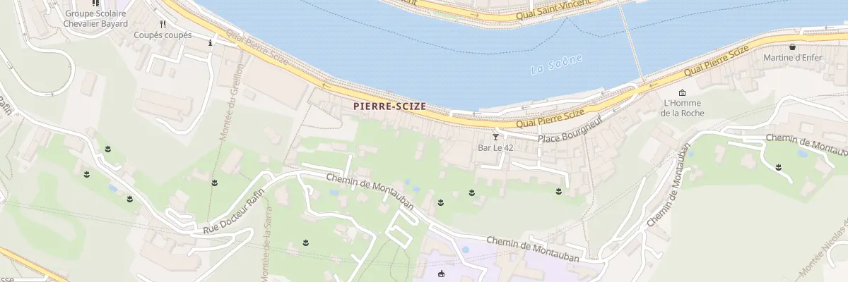 Plan du 31 Quai Pierre Scize à Lyon 9e Arrondissement