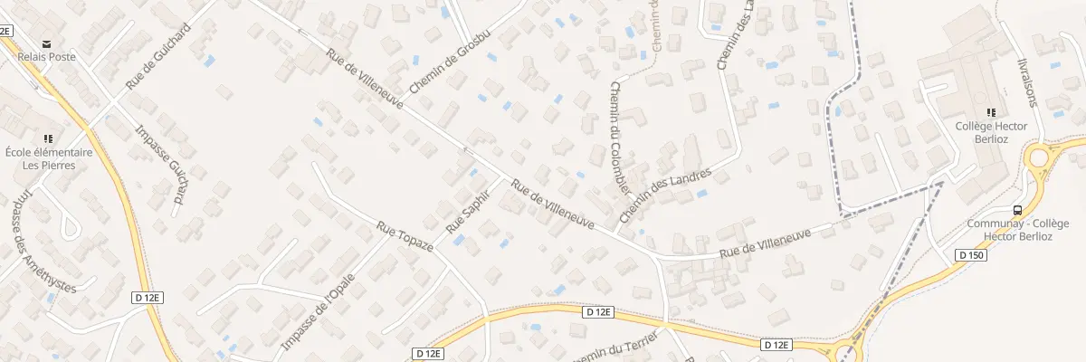 Plan du 42 Rue de Villeneuve à Ternay