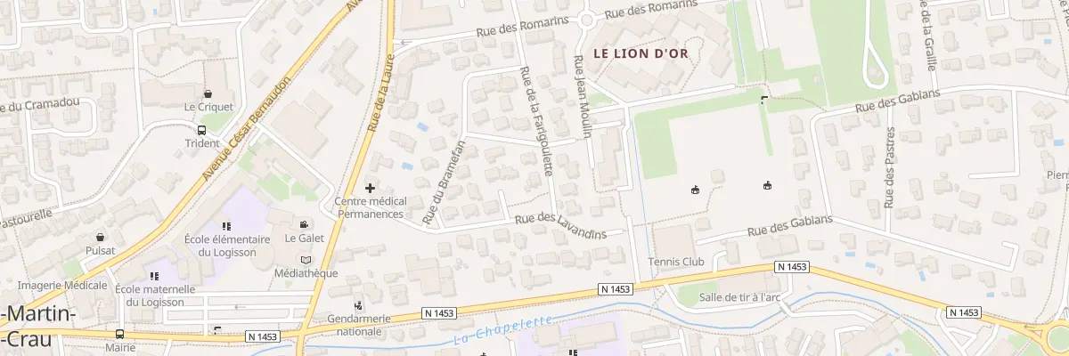 Plan du 1 Rue de la Farigoulette à Saint-Martin-de-Crau