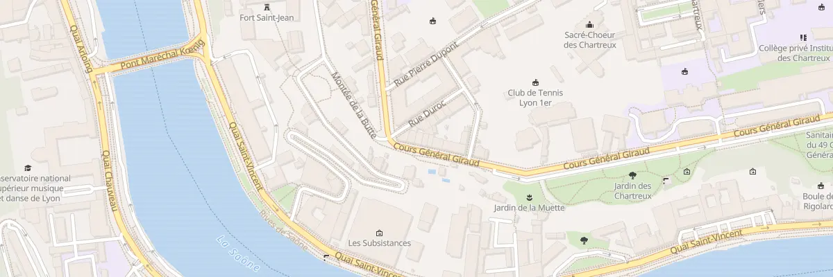 Plan du 21 Crs Général Giraud à Lyon 1er Arrondissement