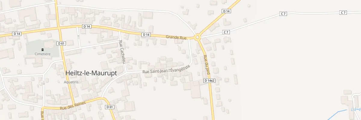 Plan du 5 Rue St Jean l’Evangeliste à Heiltz-le-Maurupt