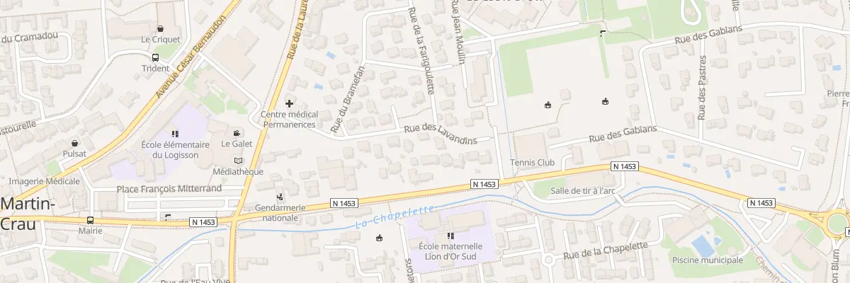 Plan du 20 Rue des Lavandins à Saint-Martin-de-Crau