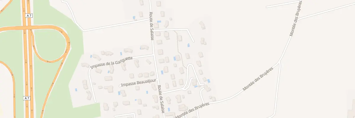 Plan du 117 Imp du Coteau des Bruyères à Chanas