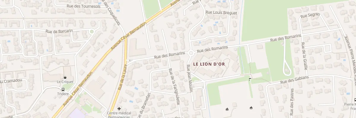 Plan du 12 Rue des Romarins à Saint-Martin-de-Crau