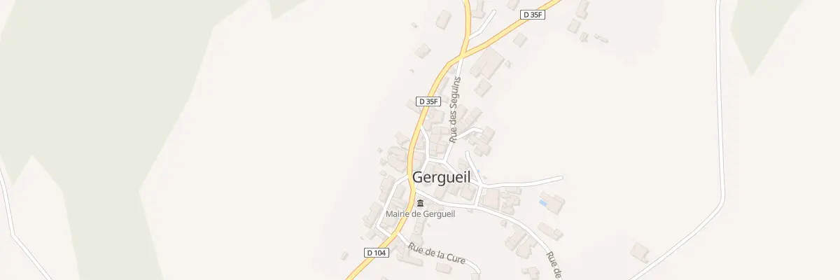 Plan du 5 Rue du Milieu à Gergueil