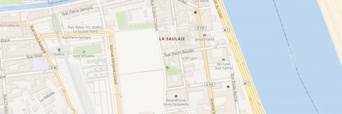 Plan du 25 Rue Baudin à Oullins-Pierre-Bénite