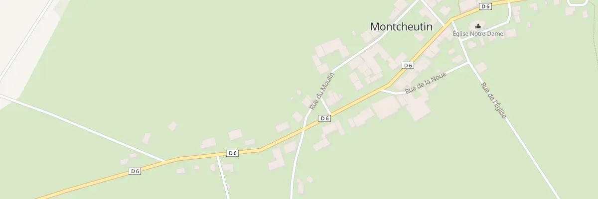 Plan du 20 Rue du Moulin à Montcheutin
