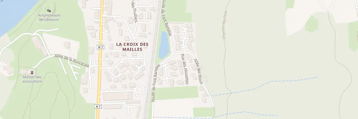 Plan du 32 Rue des Alouettes à Laveyron