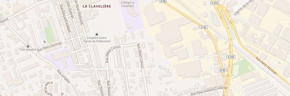 Plan du 19 Rue Albert Camus à Oullins-Pierre-Bénite