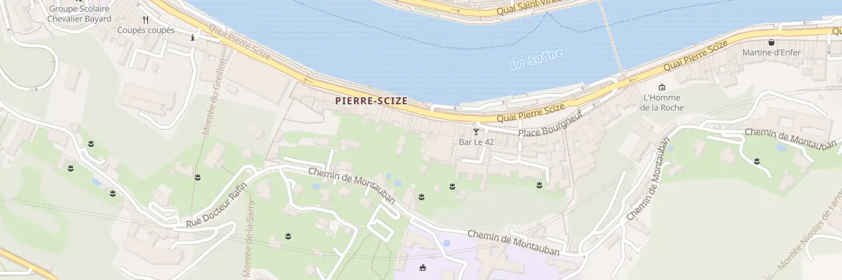 Plan du 35 Quai Pierre Scize à Lyon 9e Arrondissement