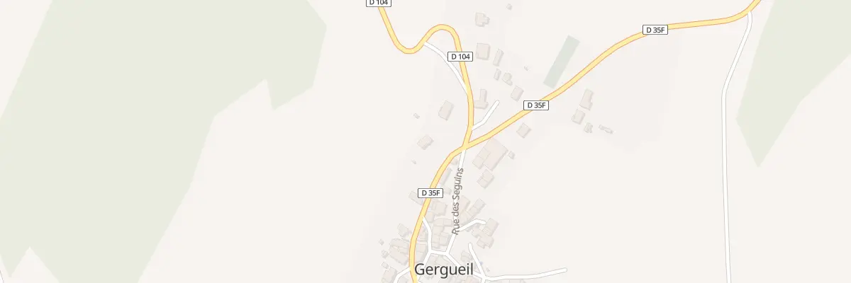 Plan du 9 Rue de la Barrière à Gergueil