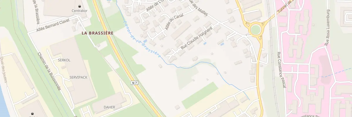 Plan du 84 Rue des Malles à Saint-Vallier
