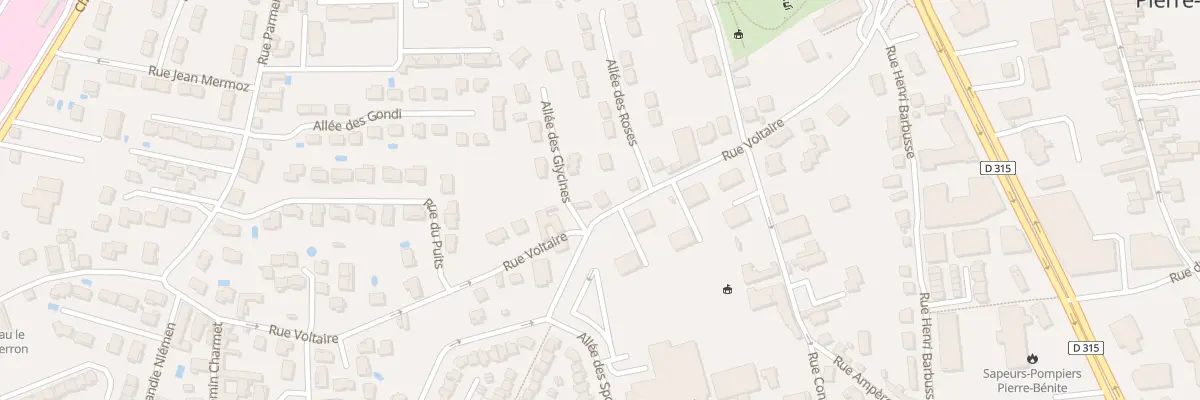 Plan du 52 Rue Voltaire à Oullins-Pierre-Bénite