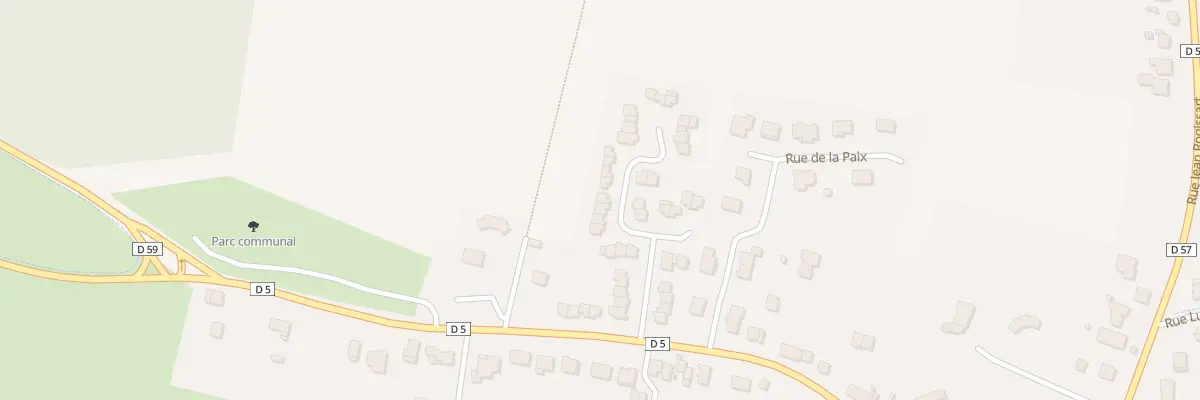 Plan du 11 Rue des Longues Roies à Vivier-au-Court