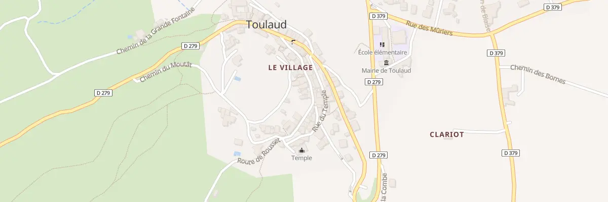 Plan du 65 Rue de la Pierre à Toulaud