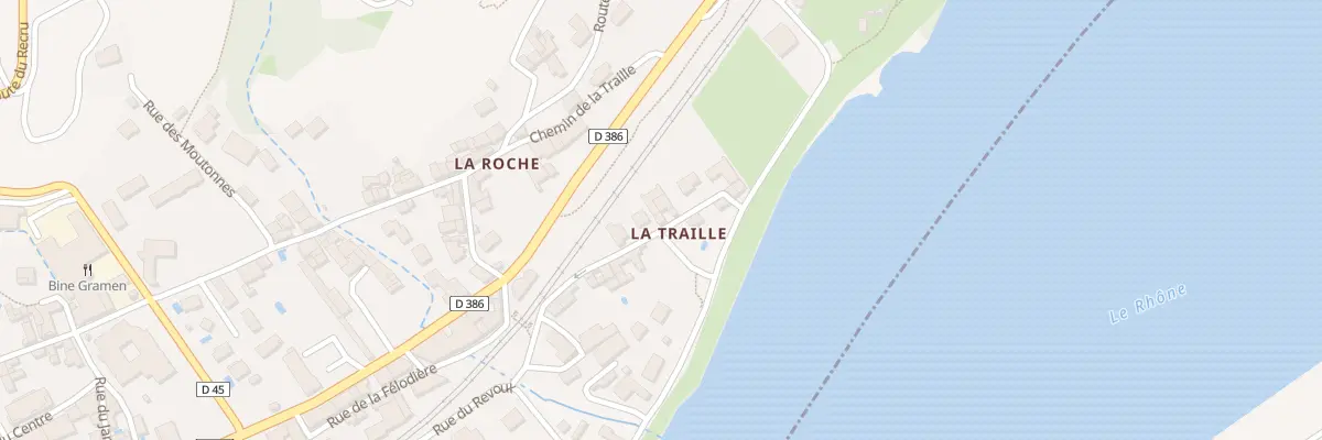 Plan du 8 Che du Bac à Ampuis